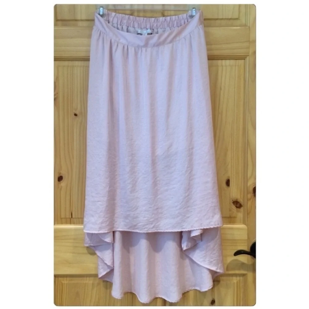 LC Lauren Conrad lined high low maxi skirt size XL - Picture 2 of 7